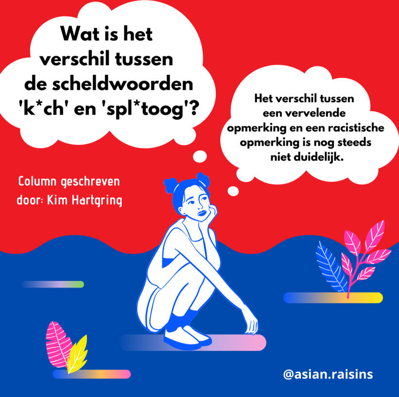 Column: Het verschil tussen een denigrerende opmerking en racistische opmerking Column: Het verschil tussen een denigrerende opmerking en racistische opmerking